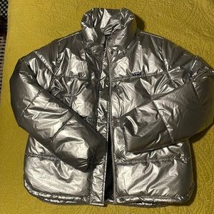 Metallic Vans jacket like new!!